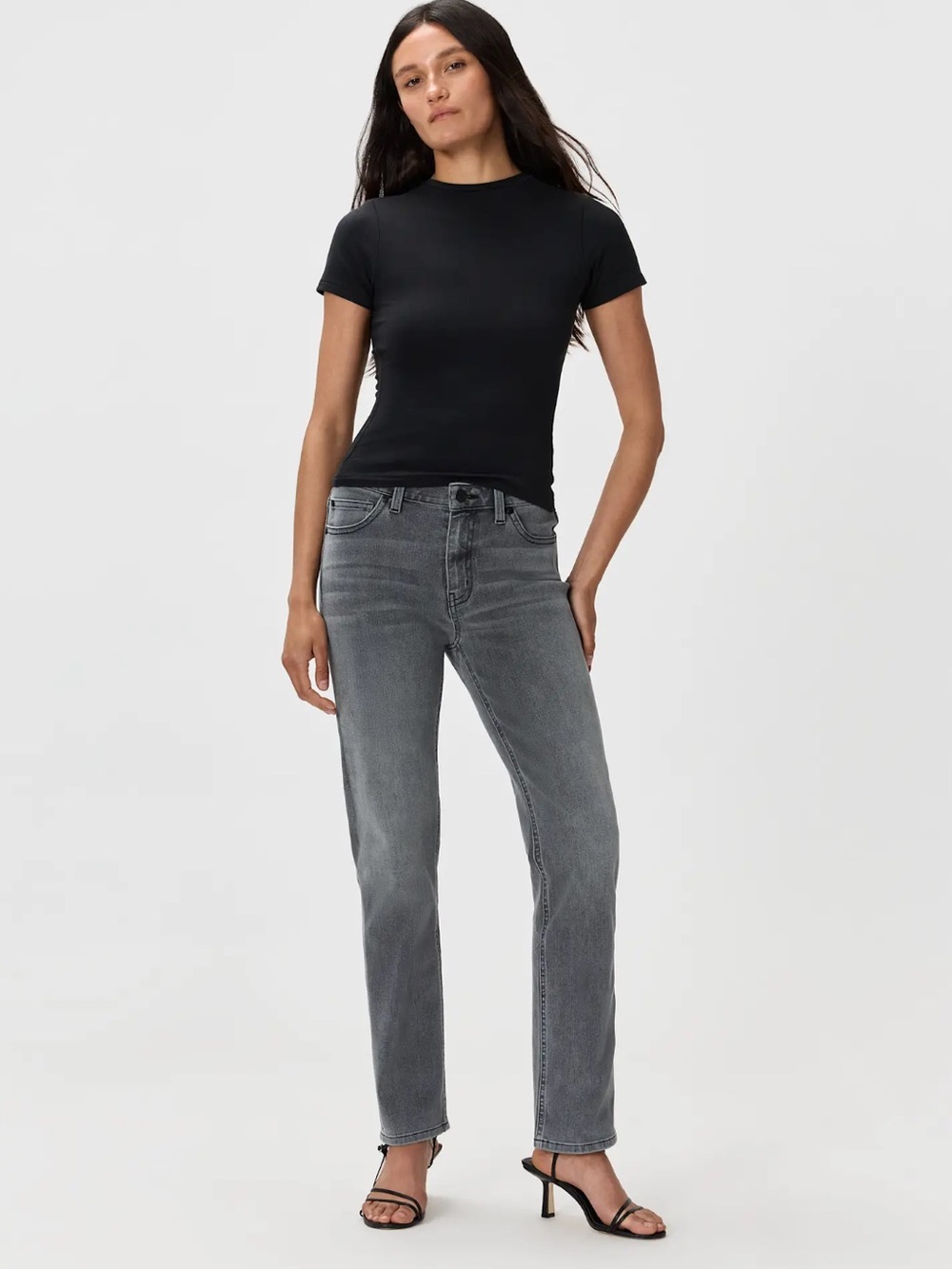 Quince Luna Mid Rise Slim Jeans Size 27